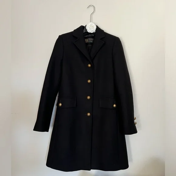 🔥Zara EUC🔥 Manteco Premium Quality Fabrics Wool Coat - Picture 2 of 6